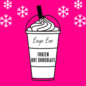 Frozen Hot Chocolate to share