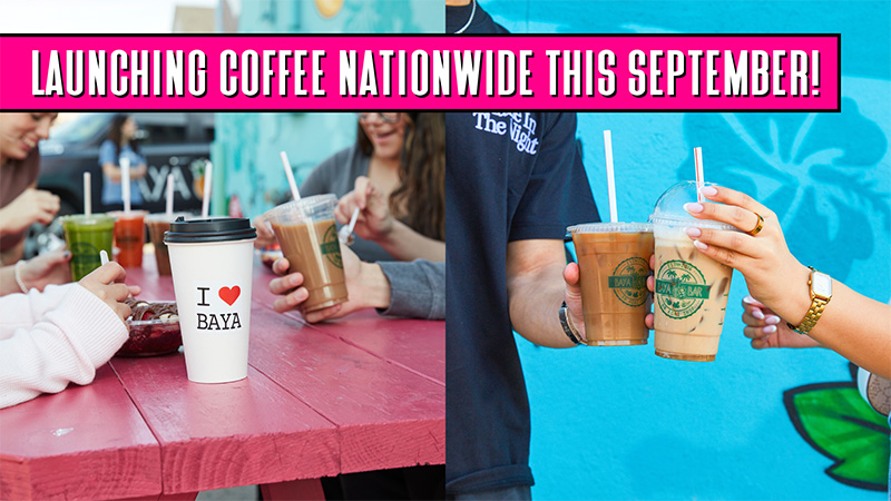 Exciting News Baya Bar Launches Coffee Nationwide This September!