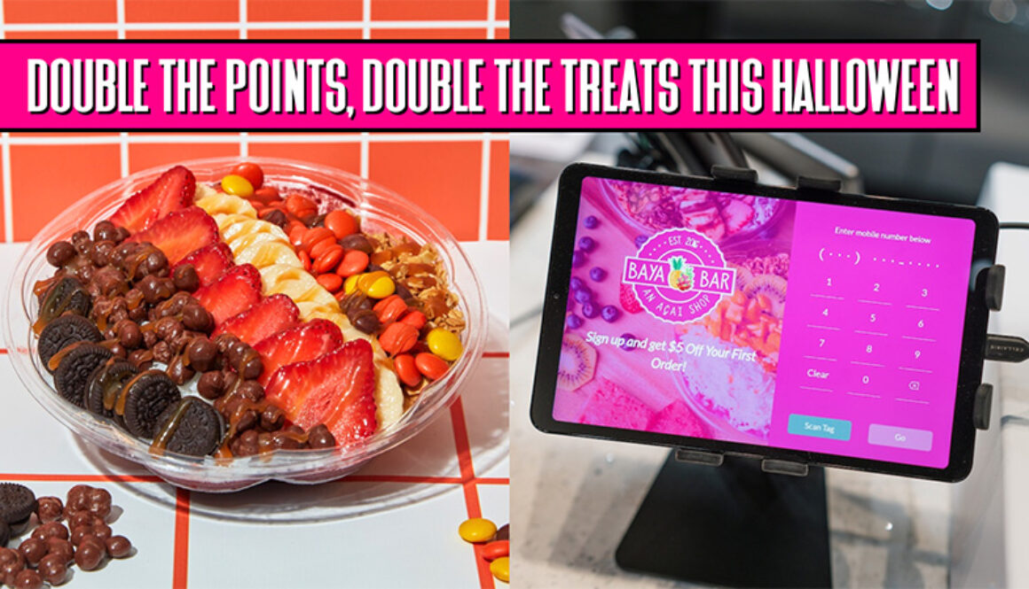 Double the Points-Double the Treats This Halloween