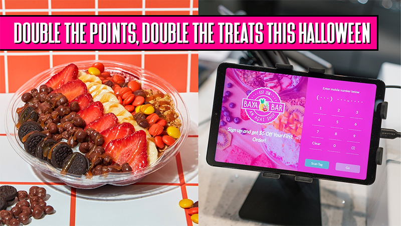 Double the Points-Double the Treats This Halloween