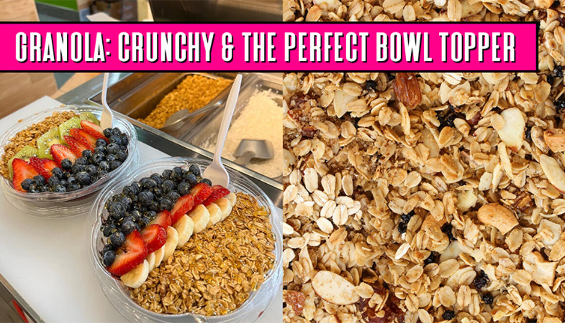 Granola-Crunchy Nutritious and the Perfect Bowl Topper